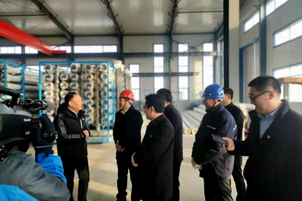 北票市委書記張秀軍走進(jìn)一諾環(huán)境產(chǎn)業(yè)園，踐行“不忘初心、牢記使命”主題教育